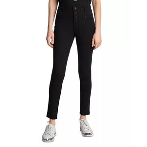 Karl Lagerfeld Paris Black Compression Three Button Pants - NWT
